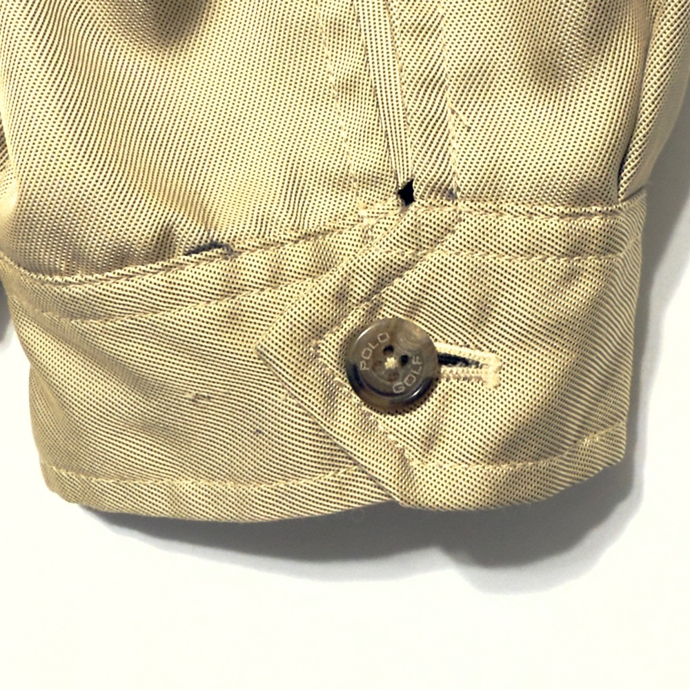 🔥Polo Golf Ralph Lauren Tan Lightweight Jacket Full Zipper Size XL - Picture 13 of 13